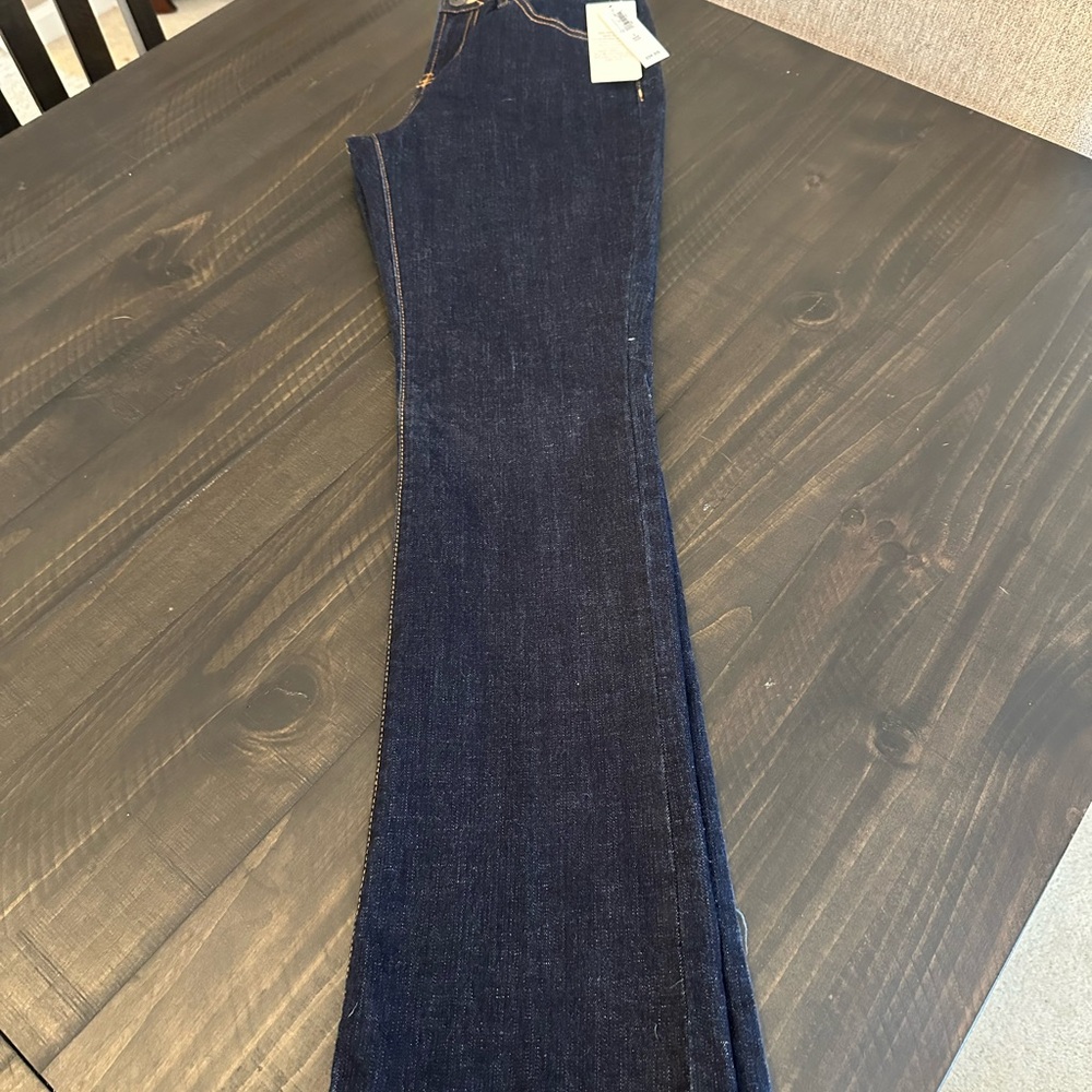 Old Navy Sweetheart Boot-Cut Jeans in Dark Blue
